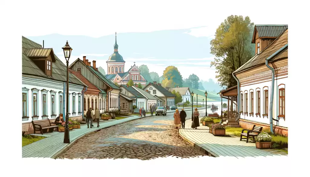 Заславль глазами ИИ GPT